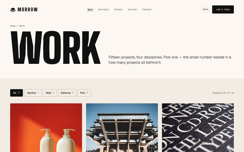 Filter grid page preview